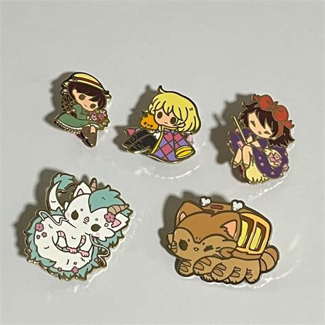 Studio Ghibli Enamel Pins Hobbies Toys Memorabilia Collectibles