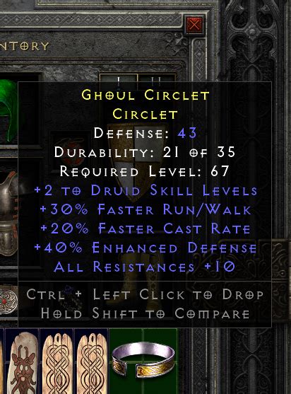 Druid Fcr Circlet With All Res Ft Topic D Jsp