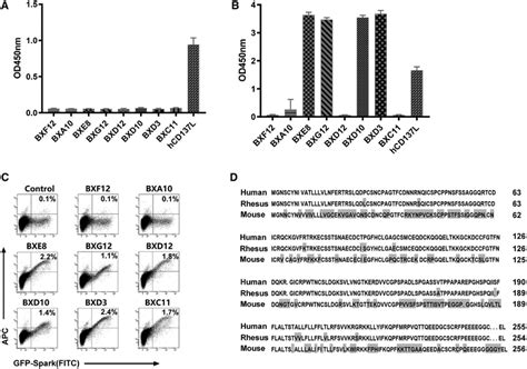 Crossreactivity Of Human Cd Mabs To Mouse And Rhesus Cd A B