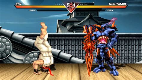 Ryu Vs Nightmare Highest Level Amazing Fight Youtube