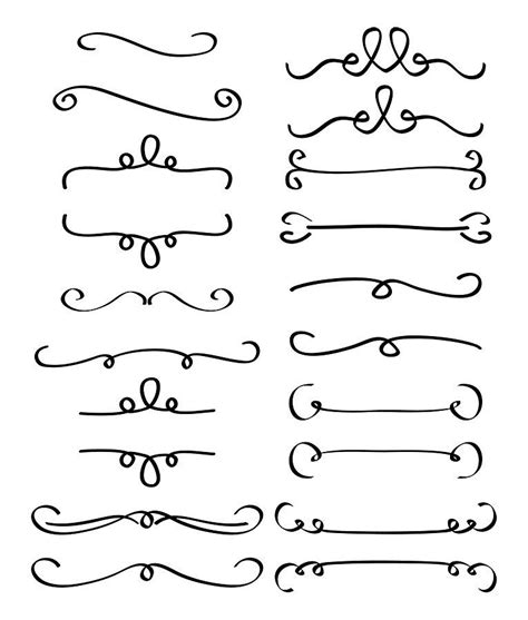 Flourish Clipart Section Divider Flourish Section Divider Transparent