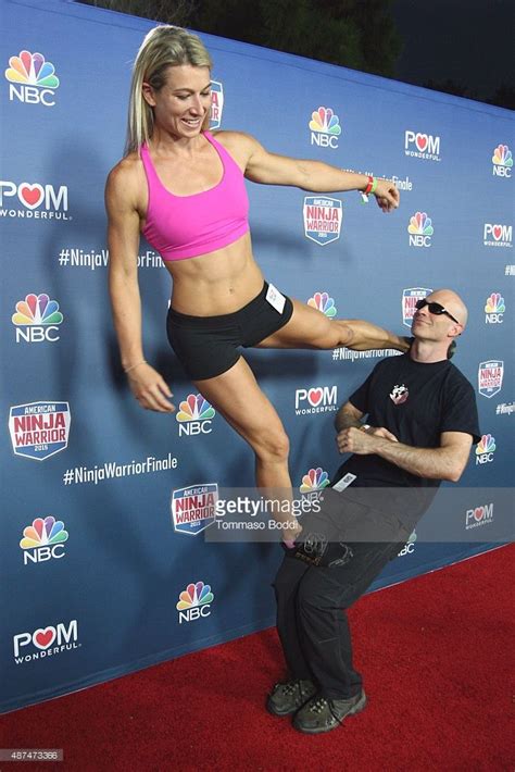 Stunt Woman Jessie Graff Attends The Nbcs American Ninja Warrior