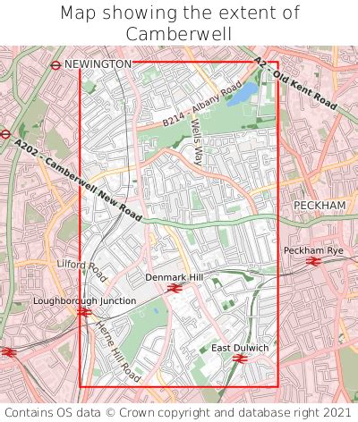 Where is Camberwell? Camberwell on a map