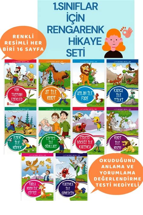 Ata Yayıncılık 1 Sınıflar Için Okuma Kitabı Hikaye 12li Tonguç Hikaye