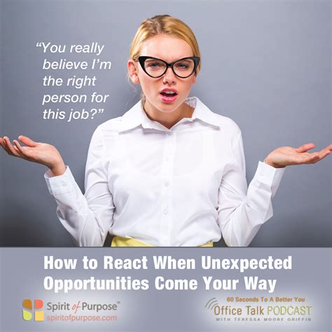 Podcast How To Respond To Unexpected Opportunities Spirit Of Purpose