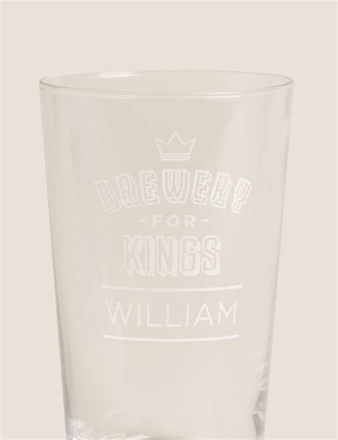 Personalised Beer Glass Mands Collection Mands