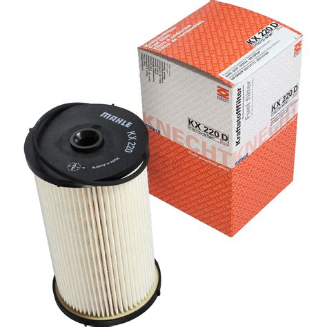 5x MAHLE KNECHT Kraftstofffilter KX 220D Fuel Filter EBay