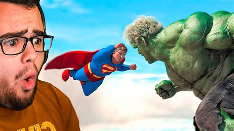 Superman Vs Hulk Is An Insane Animation Super Fight Youtube