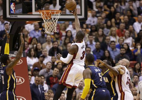 Dwyane Wade Makes Buzzer Beating Layup To Send Heat Pacers To Ot