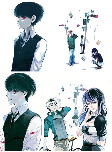 Tokyo Ghoul Chapter 1 Cover Before And After Upcoming Remake I Can