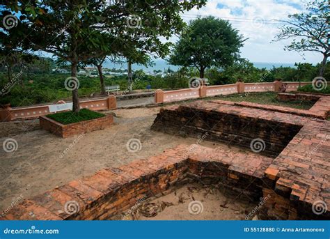 Thap Poshanu Towers Asia Vietnam Phan Thiet Royalty Free Stock Image