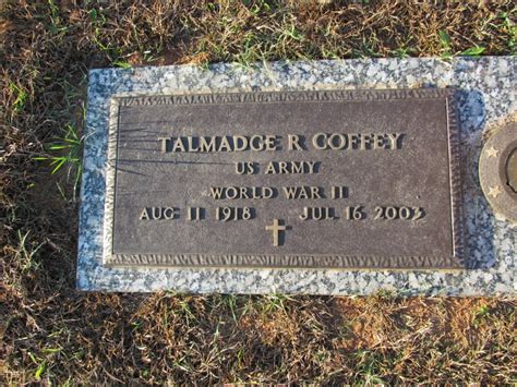 Talmadge Raymond Coffey Find A Grave Memorial