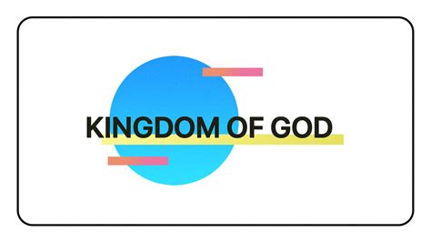 Kingdom Of God Sermon Series Designs