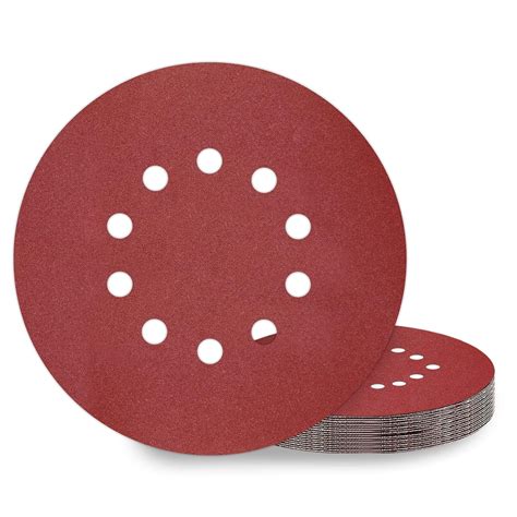 Gealach Heavy Duty Sandpaper Discs Grit Hook Loop Silicon