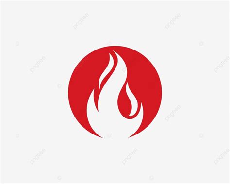 Fuego Llama Logotipo Plantilla Poder Humo Combusti N Vector Png