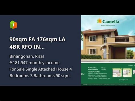 90sqm FA 176sqm LA 4BR RFO IN BINANGONAN YouTube