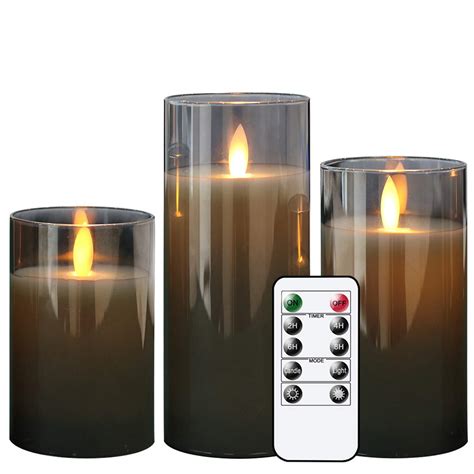 Buy GenSwin LED Flameless Flickering Battery Operated Candles With 10