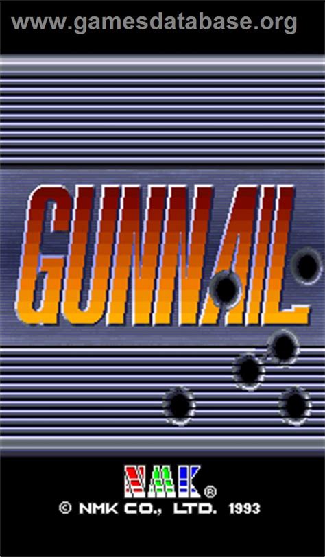 GunNail Arcade Artwork Title Screen