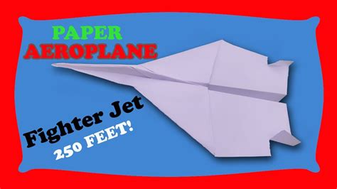 How To Make Paper Airplanes Fighter Jet Kagaj Ka Aeroplane Kaise