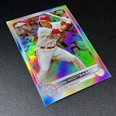 2022 Topps Chrome ラーズ ヌートバー No 19 リフラクターパラレルカード Refractor ルーキーカード LARS