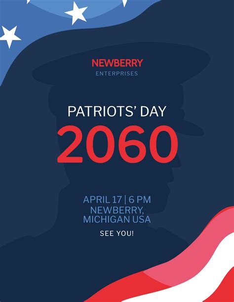 Patriots' Day Mockup Flyer Template - Edit Online & Download Example ...