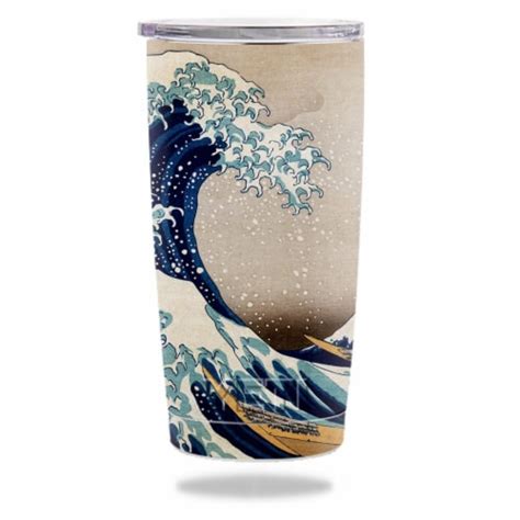 Mightyskins Yeram Great Wave Of Kanagawa Skin For Yeti Oz Tumbler