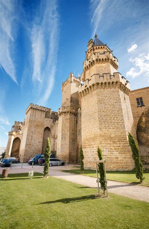 NAVARRA, SPAIN - APRIL 2: Tourist Visiting Famous Javier Castle on ...