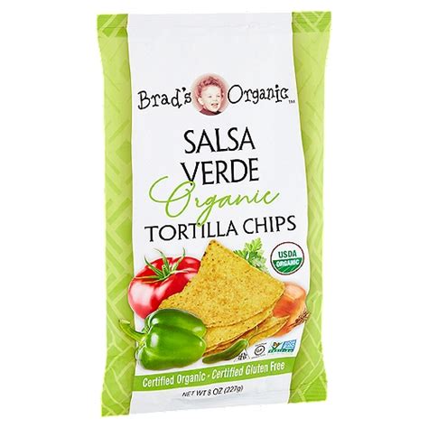 Brad's Organic Salsa Verde, Tortilla Chips