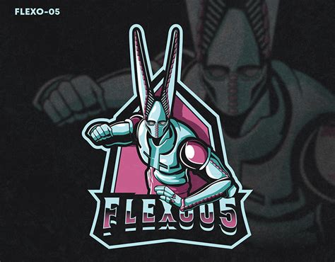 flexo mascot logo  behance