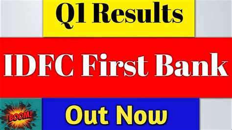 Idfc First Bank Q1results 2024। Idfc Frist Q1 Result।idfc Frist Latest News।idfc First Bank