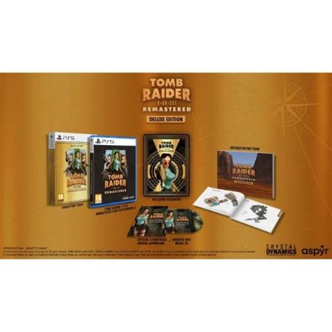 Tomb Raider I II III Remastered Edition Deluxe PS5 à Prix Carrefour