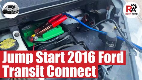 How To Jump Start Ford Transit Connect Youtube