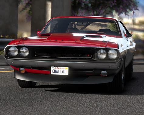 1970 Dodge Challenger R T Hemi Add On Tuning Template GTA5 Mods