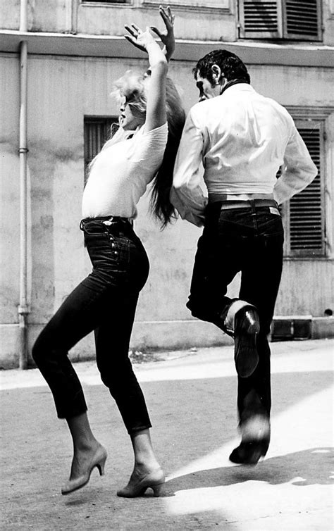 Brigitte Bardot Dancing On The Street Brigitte Bardot Bardot