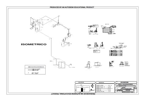 Isometric Installation Hydraulics In Pdf Cad 245 29 Kb Bibliocad