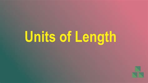 20 Types of Units of Length - Structural Guide