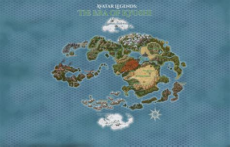 Avatar Legends World Map Explore The Fantasy Land