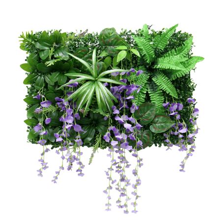 Mur V G Tal De Plante Artificielle Et Fleurs Tombantes