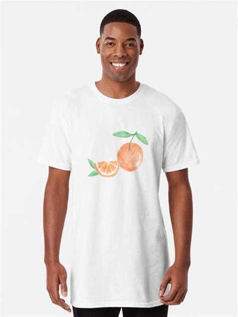 Favorite Vitamin C Oranges Long T Shirt By Katherine Ann Orange T