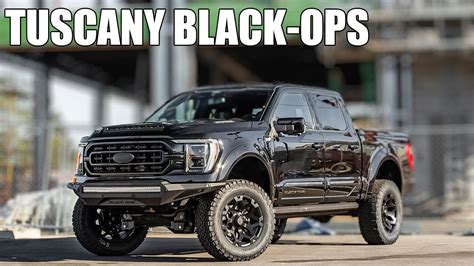 Review 2022 Ford F 150 Tuscany Black Ops Only 500 Made Youtube