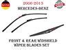 OEM GENUINE MERCEDES BENZ WIPER BLADES FRT RR FOR ML W166 GL X166