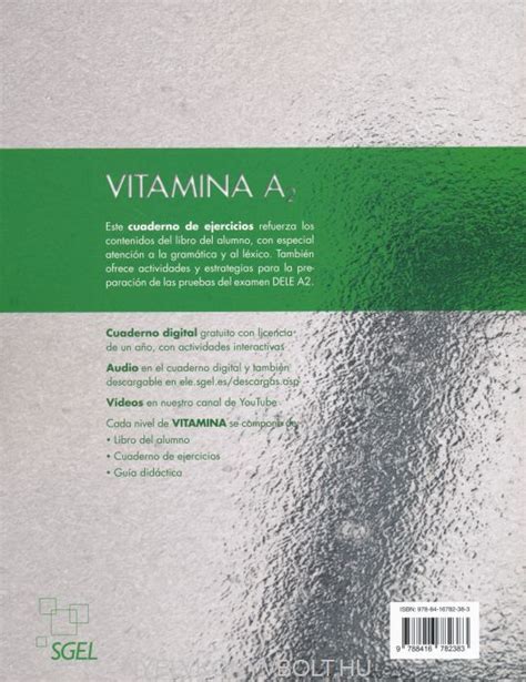 Vitamina A2 Cuaderno de ejercicios licencia digital Nyelvkönyv