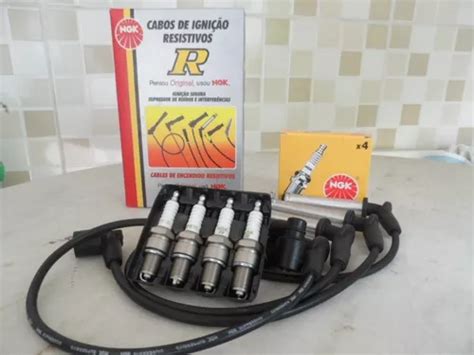 Kit De Cabos E Velas Ngk Corsa Celta Vhc 1 0 Flex Parcelamento Sem Juros