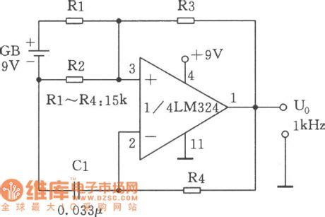 1kHz Audio Square Wave Generator Circuit - Signal_Processing - Circuit ...