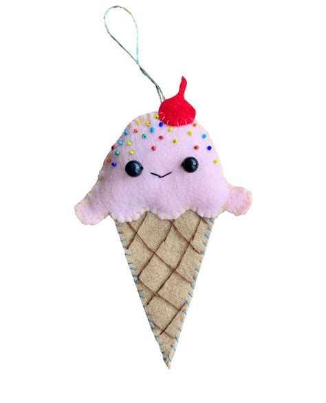 Ice Cream Cone Ornament - Etsy