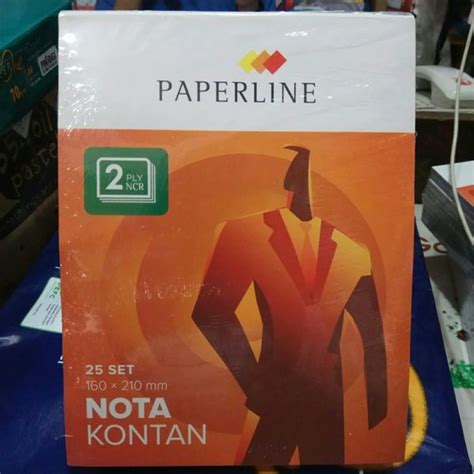 Jual Nota Kontan Besar 2 Ply Ncr Paperline Kelipatan 10 Buku Di Lapak