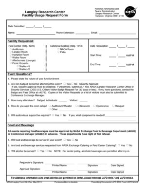 Fillable Online Larc Exchange Larc Nasa Langley Research Center