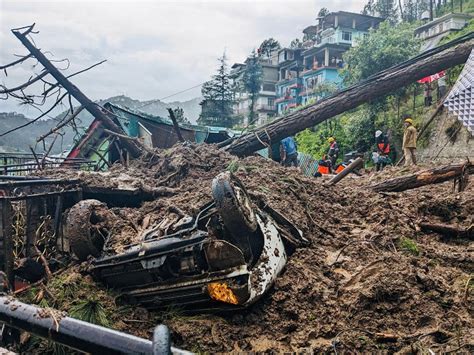 Himachal Pradesh Flood Situation Video Photos Update Shimla Manali Kullu Dharmshala Rainfall