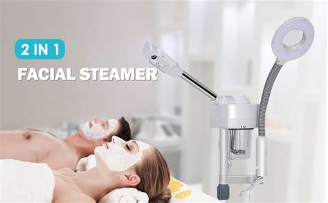 Homgarden Pro In Facial Steamer X Led Floor Magnifying Lamp Uv