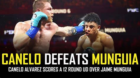 Canelo Alvarez Drops Outpoints Jaime Munguia Post Fight Review No